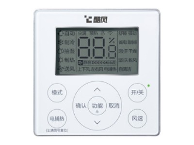 酷風(fēng)WiFi線(xiàn)控器適用于酷風(fēng)舊款一級(jí)三級(jí)能效風(fēng)管機(jī)KJRF-90E白色