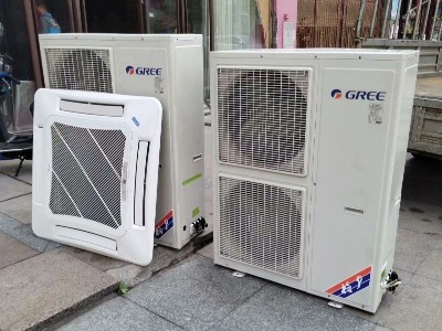 二手中央空調(diào)格力50匹多聯(lián)機螺桿風(fēng)冷熱泵模塊商用一拖多價格